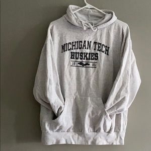 COPY - Michigan Tech lightweight hooded sweatshirt